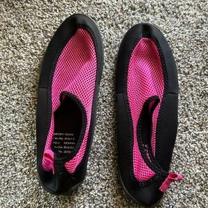 Black and Pink Women's Slip-On WATER Shoes